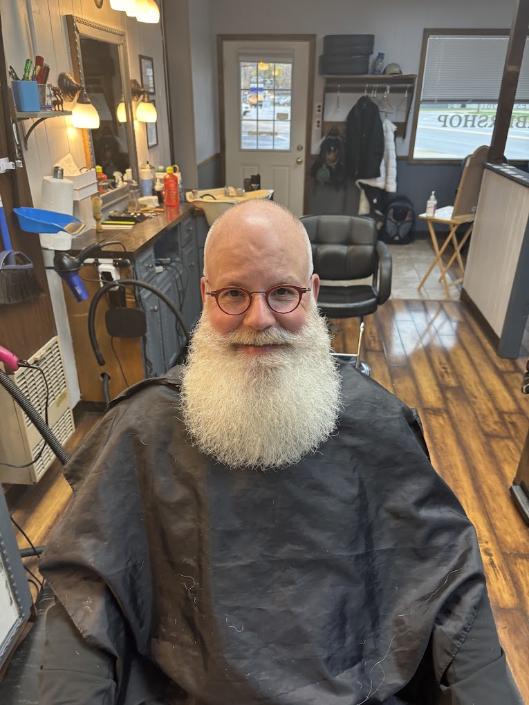 Classic barbershop interior at Grandville Barbershop — Est. 1961